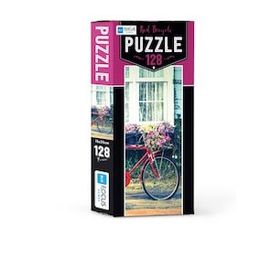 Blue Focus Red Bicycle 128 Parça Puzzle