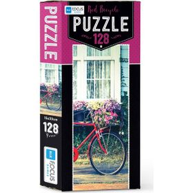 Blue Focus Red Bicycle 128 Parça Puzzle