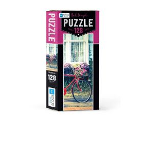 Blue Focus Red Bicycle 128 Parça Puzzle