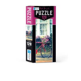 Blue Focus Red Bicycle 128 Parça Puzzle