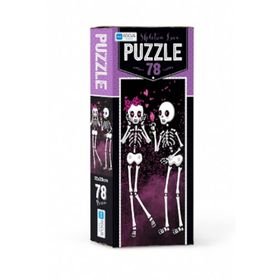 Blue Focus Skeleton Love 78 Parça Puzzle