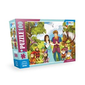 Blue Focus Snow White Pamuk Prenses 100 Parça Puzzle