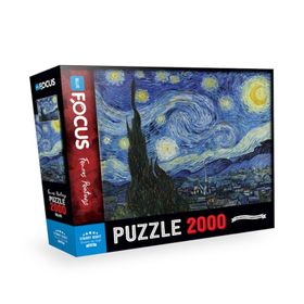 Blue Focus Starry Night 2000 Parça Puzzle
