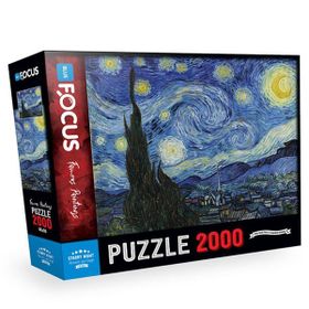 Blue Focus Starry Night 2000 Parça Puzzle