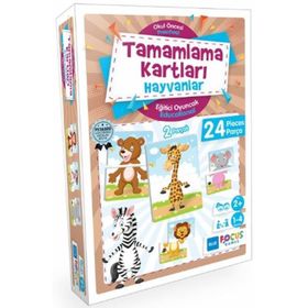 Blue Focus Tamamlama Kartları - Hayvanlar