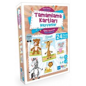 Blue Focus Tamamlama Kartları - Hayvanlar