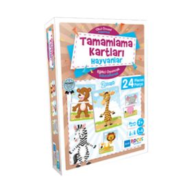 Blue Focus Tamamlama Kartları - Hayvanlar