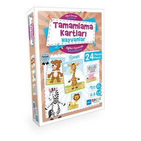 Blue Focus Tamamlama Kartları - Hayvanlar