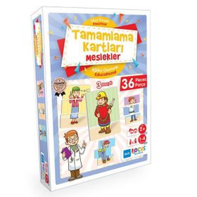 Blue Focus Tamamlama Kartları - Meslekler Tamamlama Kartları