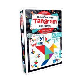 Blue Focus Tangram - The Anchor Puzzle