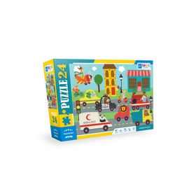 Blue Focus Transport Taşıtlar 24 Parça Puzzle