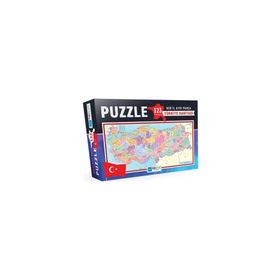 Blue Focus Türkiye Haritası Il Şekilli 123 Parça Puzzle