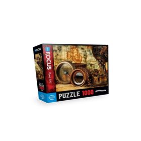 Blue Focus Vintage Compass Andbinoculars 1000 Parça Puzzle