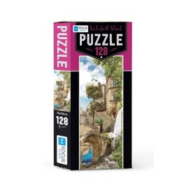 Blue Focus Waterfall Street 128 Parça Puzzle