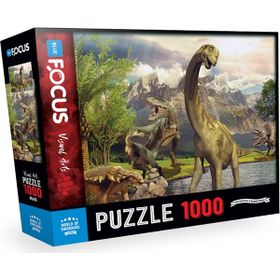 Blue Focus World Of Dınosaurs 1000 Parça Puzzle