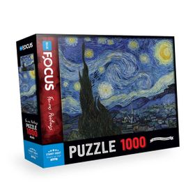 Blue Focus Yıldızlı Geceler 1000 Parça Puzzle