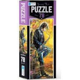 Blue Focus Young Man 78 Parça Puzzle