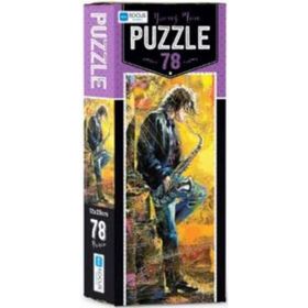 Blue Focus Young Man 78 Parça Puzzle