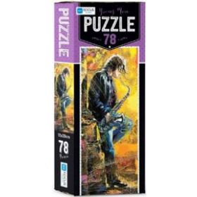 Blue Focus Young Man 78 Parça Puzzle
