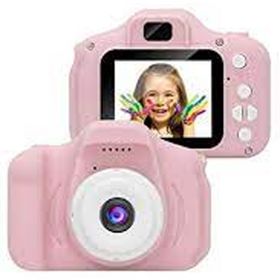 Blue Inter Açık Pembe Mini 1080P Çocuklar İçin Dijital Fotoğraf Makinesi