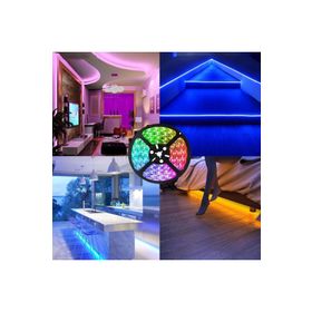 Blue Lighting 5 mt Animasyonlu Tak Çalıştır Kumandalı Trafolu RGB Şerit Led Aydınlatma