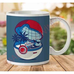 Blue Pokehouse Squirtle Pokemon Baskılı Kupa