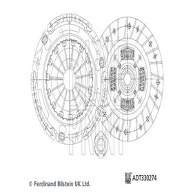 Blue Print ADT330274 Debriyaj Seti