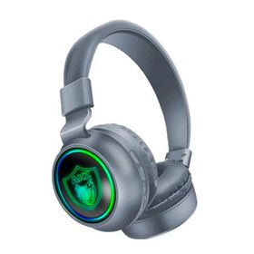 Blue Spectrum GM-C2 Gri Kablosuz Işıklı Oyuncu Kulaklığı