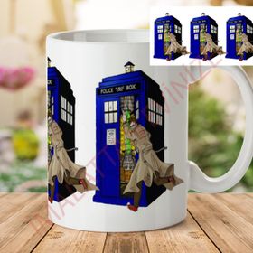 Blue Tardis Mugs Baskılı Kupa