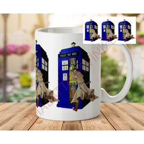 Blue Tardis Mugs Baskılı Kupa