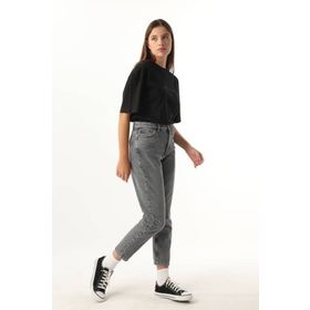 Blue White BW-0007 Açık Gri Kadın Jeans