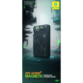 Blueo Ape Legend Magsafe Kablosuz 10.000 mAh Siyah Powerbank