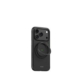 Blueo Mr. Gorilla Iphone 17 Pro Magsafe Uyumlu Aramid Fiber Standlı Siyah Telefon Kılıfı