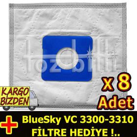 BlueSky VC 3300-3310 Süpürge Toz Torbası