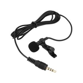 Blueway Siyah Hd Ses Aux Girişli 3.5 mm Yaka Tipi Cep Telefonu Mikrofon