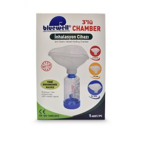 Bluewell Aerochamber 3'lü İnhalasyon Cihazı