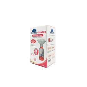 Bluewell Aerochamber Kırmızı 0-18 Ay İnhalasyon Cihazı