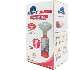 Bluewell Aerochamber Kırmızı 0-18 Ay İnhalasyon Cihazı