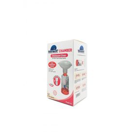 Bluewell Aerochamber Kırmızı 0-18 Ay İnhalasyon Cihazı