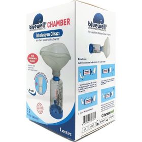 Bluewell Aerochamber Mavi 5 Yaş ve Üstü İnhalasyon Cihazı