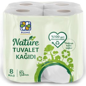 Blume 2 Katlı 8'li Nature Tuvalet Kağıdı