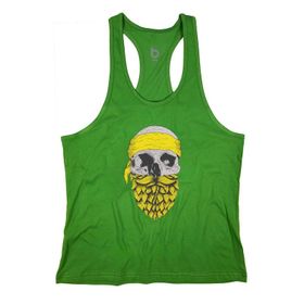 Bluu Arphax Fıstık Yeşili Fitness Gym Tank Top Erkek Sporcu Atleti