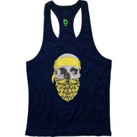 Bluu Arphax Lacivert Fitness Gym Tank Top Erkek Sporcu Atleti