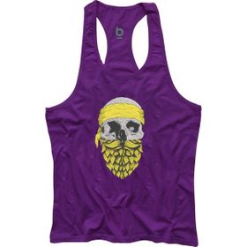 Bluu Arphax Mor Fitness Gym Tank Top Erkek Sporcu Atleti