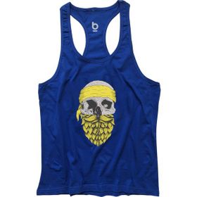 Bluu Arphax Saks Fitness Gym Tank Top Erkek Sporcu Atleti
