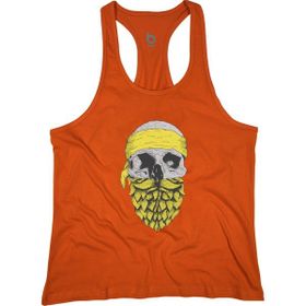 Bluu Arphax Turuncu Fitness Gym Tank Top Erkek Sporcu Atleti