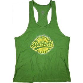 Bluu Barbell Fıstık Yeşili Fitness Gym Tank Top Erkek Sporcu Atleti