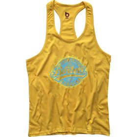 Bluu Barbell Renkli Fitness Gym Tank Top Erkek Sporcu Atleti