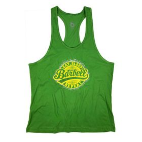 Bluu Barbell Saks Fitness Gym Tank Top Erkek Sporcu Atleti