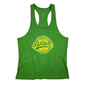 Bluu Barbell Saks Fitness Gym Tank Top Erkek Sporcu Atleti
